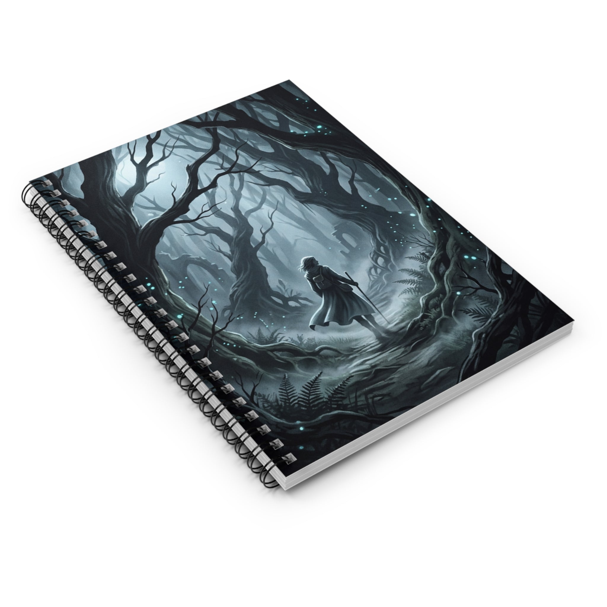 Mysterious Moonlit Forest Notebook | Spiral Journal