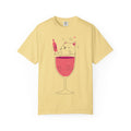 Cat in Wine Glass T-Shirt — Cute Wine Lover Graphic Tee
