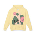 Botanical Yoga Hoodie — Minimal Plant Pose Graphic Sweatshirt