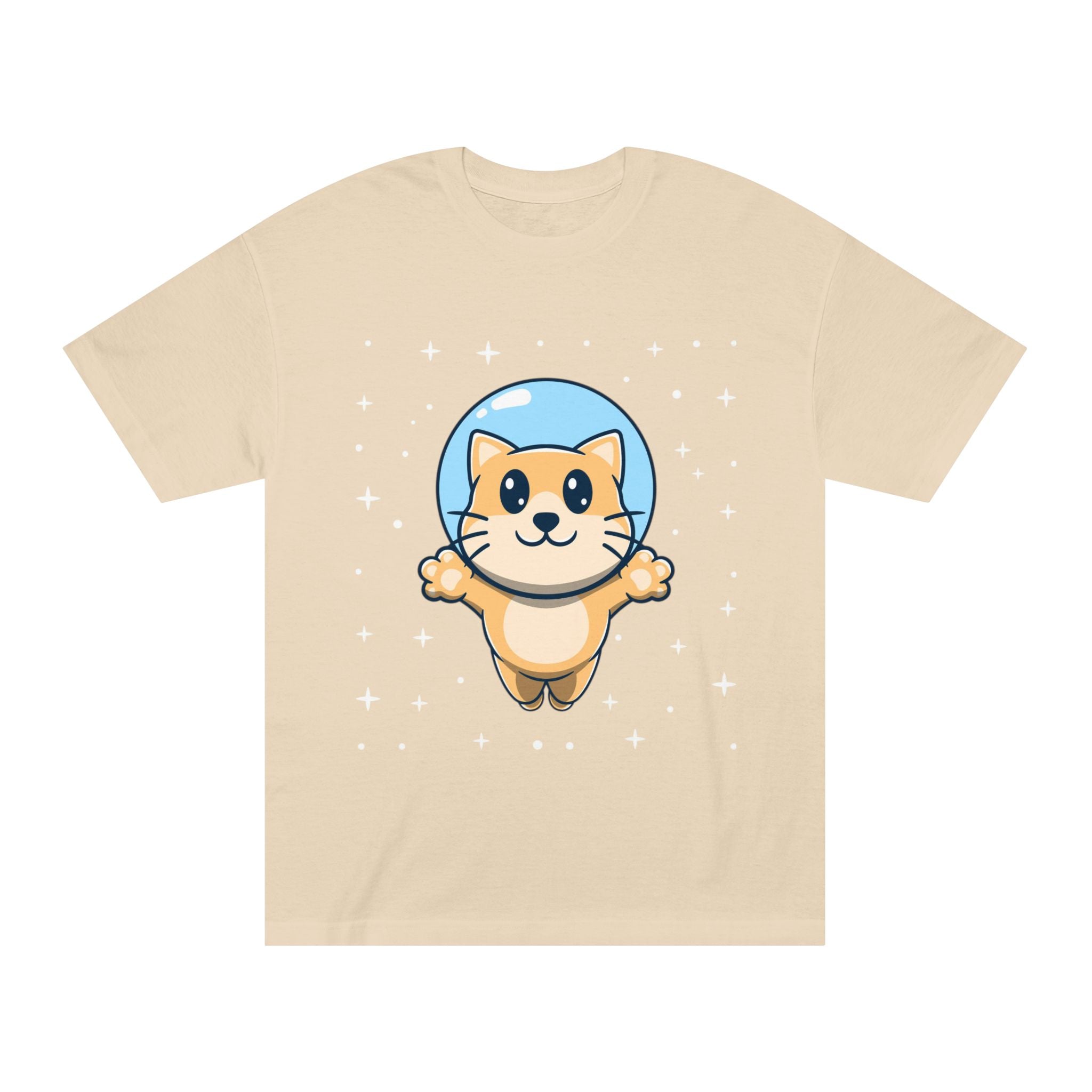 Cute Space Cat T-Shirt — Kawaii Astronaut Kitty Tee