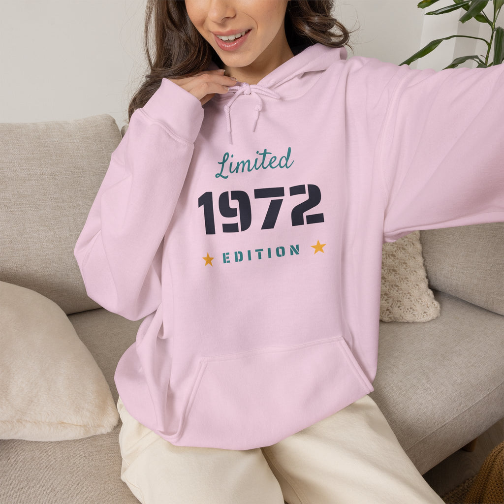 1972 Limited Edition Hoodie – Vintage Birth Year Sweatshirt