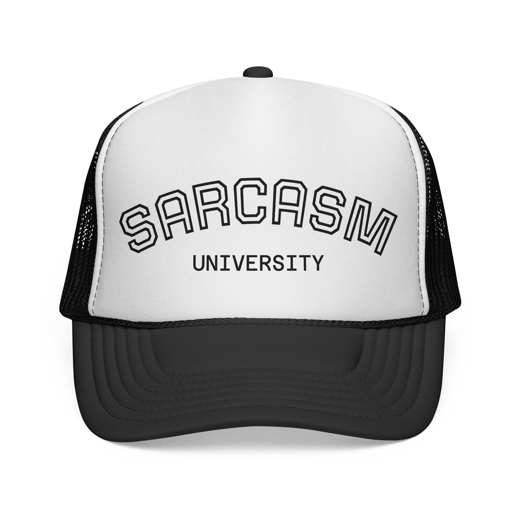 Sarcasm University Trucker Cap | Embroidered Mesh Back Hat