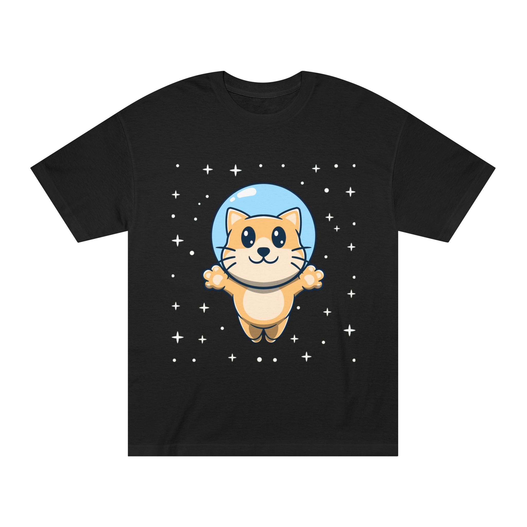 Cute Space Cat T-Shirt — Kawaii Astronaut Kitty Tee