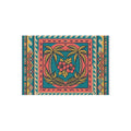 Tropical Palm Outdoor Rug — Colorful Hibiscus Patio Mat