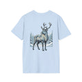 Majestic Reindeer T-Shirt | Winter Forest Antler Illustration