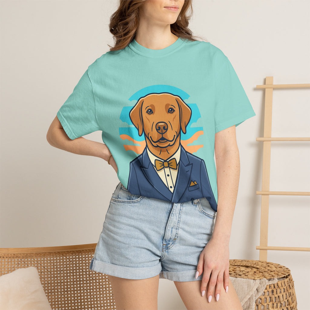 Dapper Dog T-Shirt — Labrador in Suit Graphic Tee