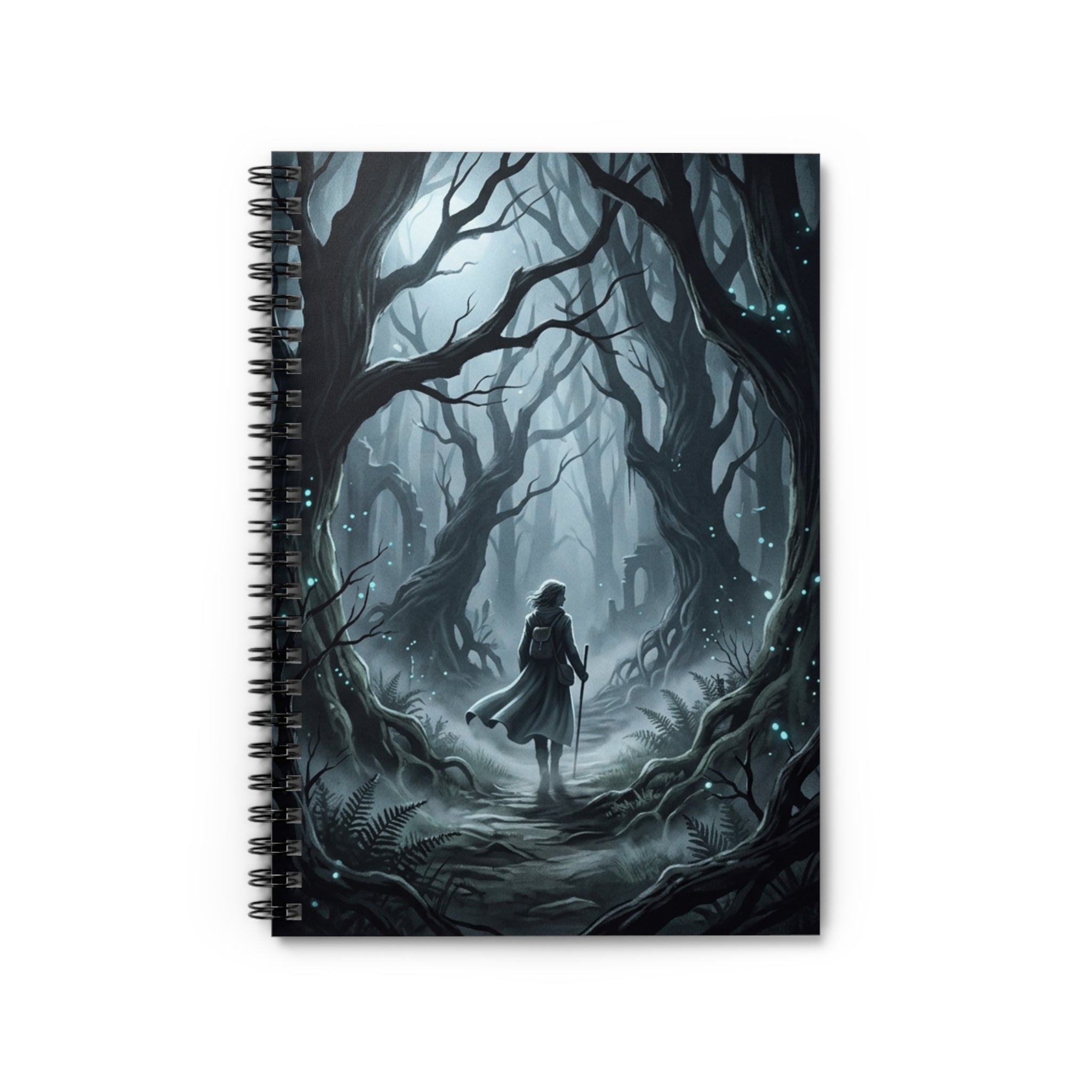 Mysterious Moonlit Forest Notebook | Spiral Journal