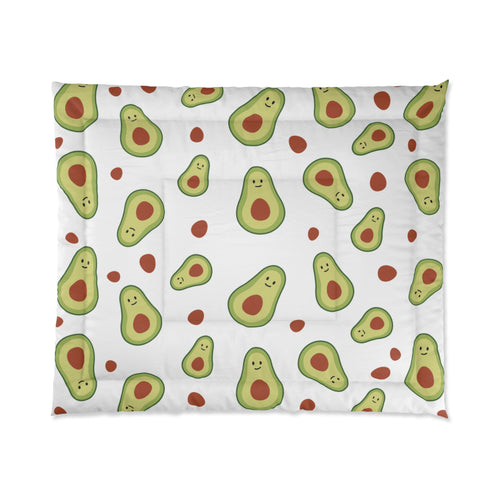 Avocado Pattern Comforter – Cute Kawaii Avocado Bedding