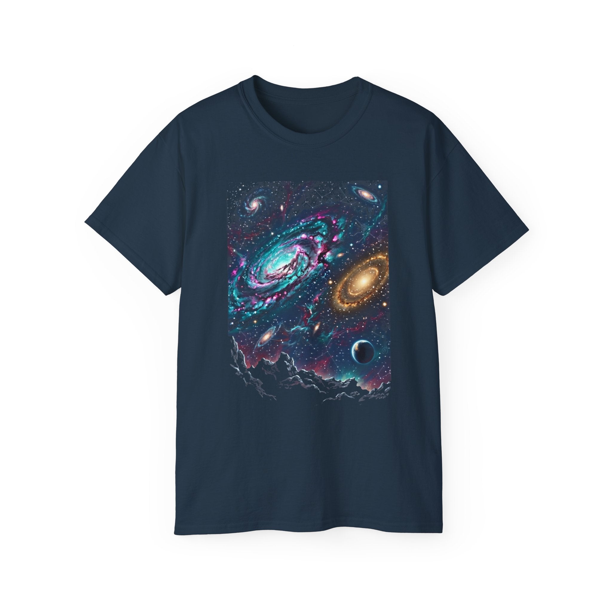 Galactic Nebula T-Shirt — Colorful Space Galaxy Tee