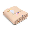 Beach Ball & Sunglasses Fleece Blanket — Summer Beach Pattern Throw