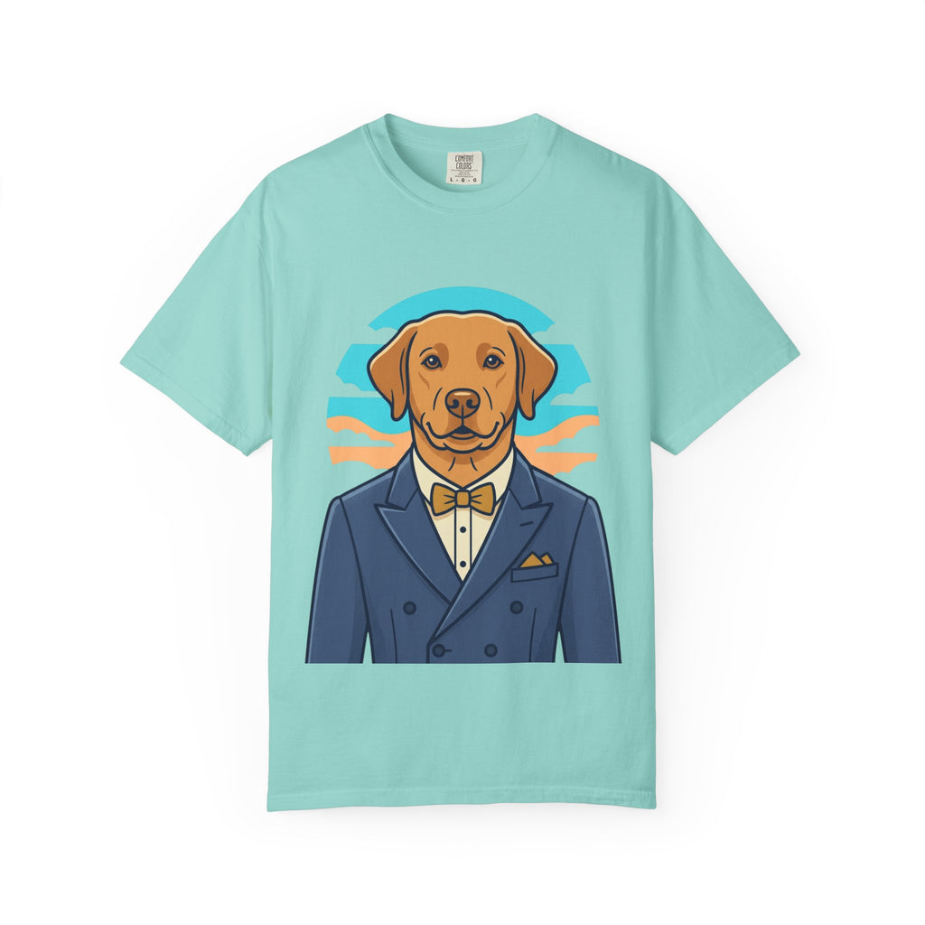 Dapper Dog T-Shirt — Labrador in Suit Graphic Tee