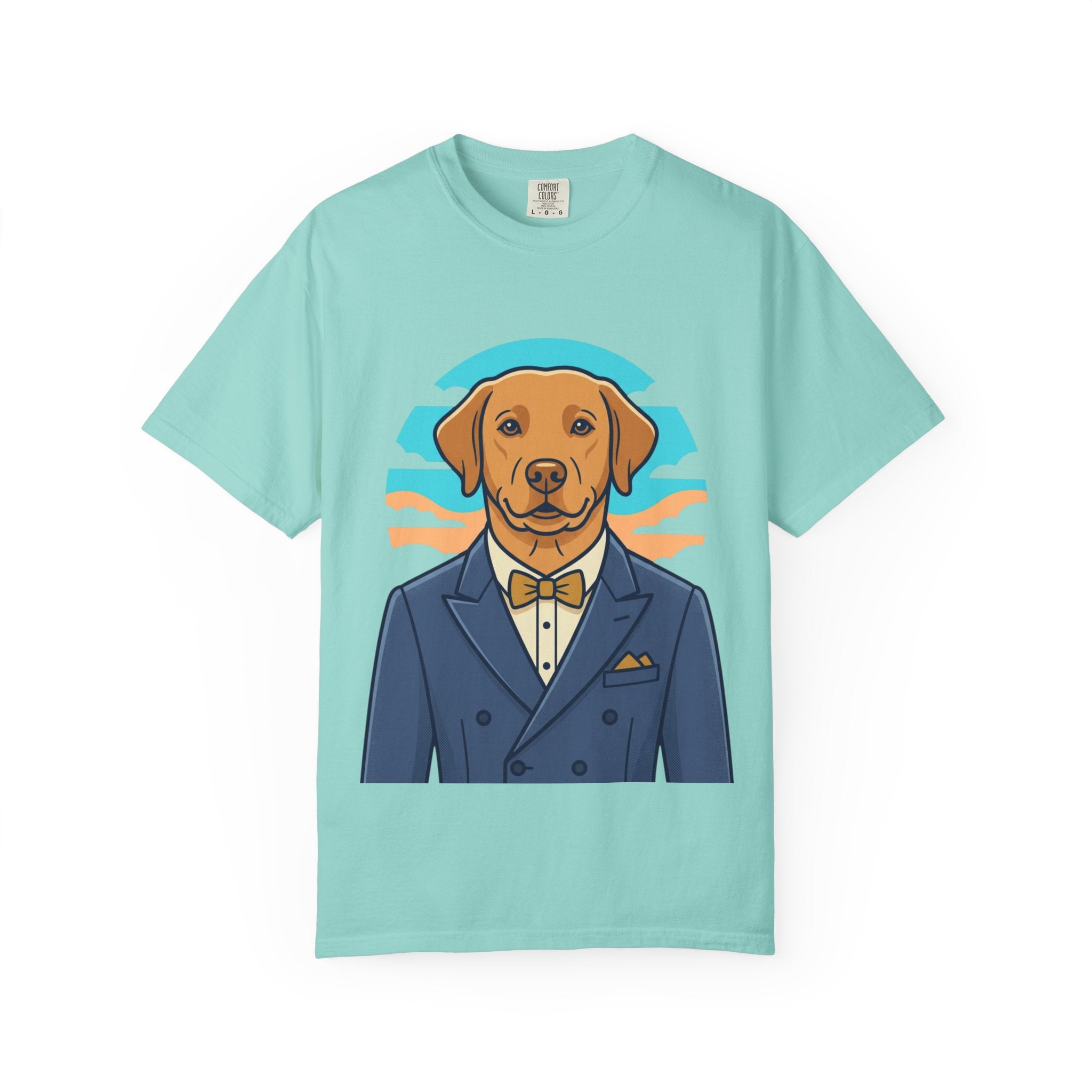 Dapper Dog T-Shirt — Labrador in Suit Graphic Tee