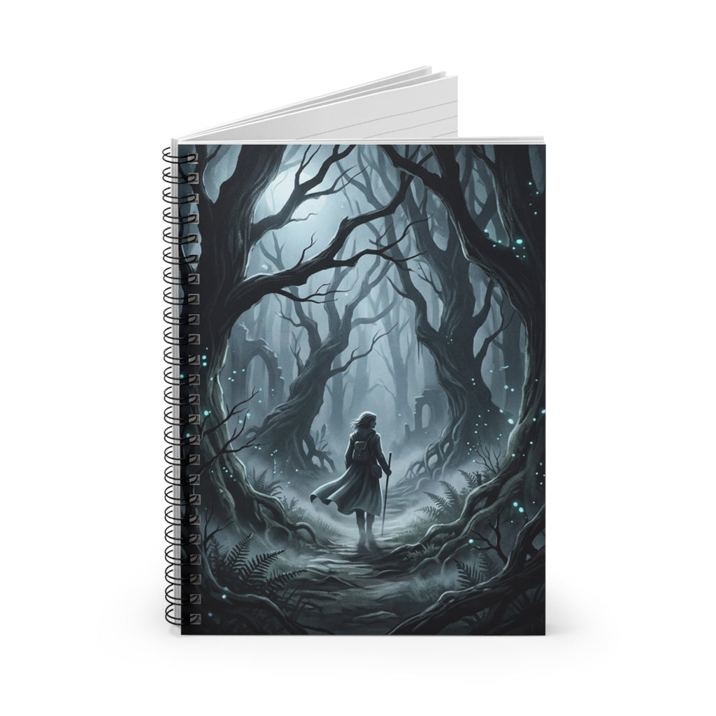 Mysterious Moonlit Forest Notebook | Spiral Journal
