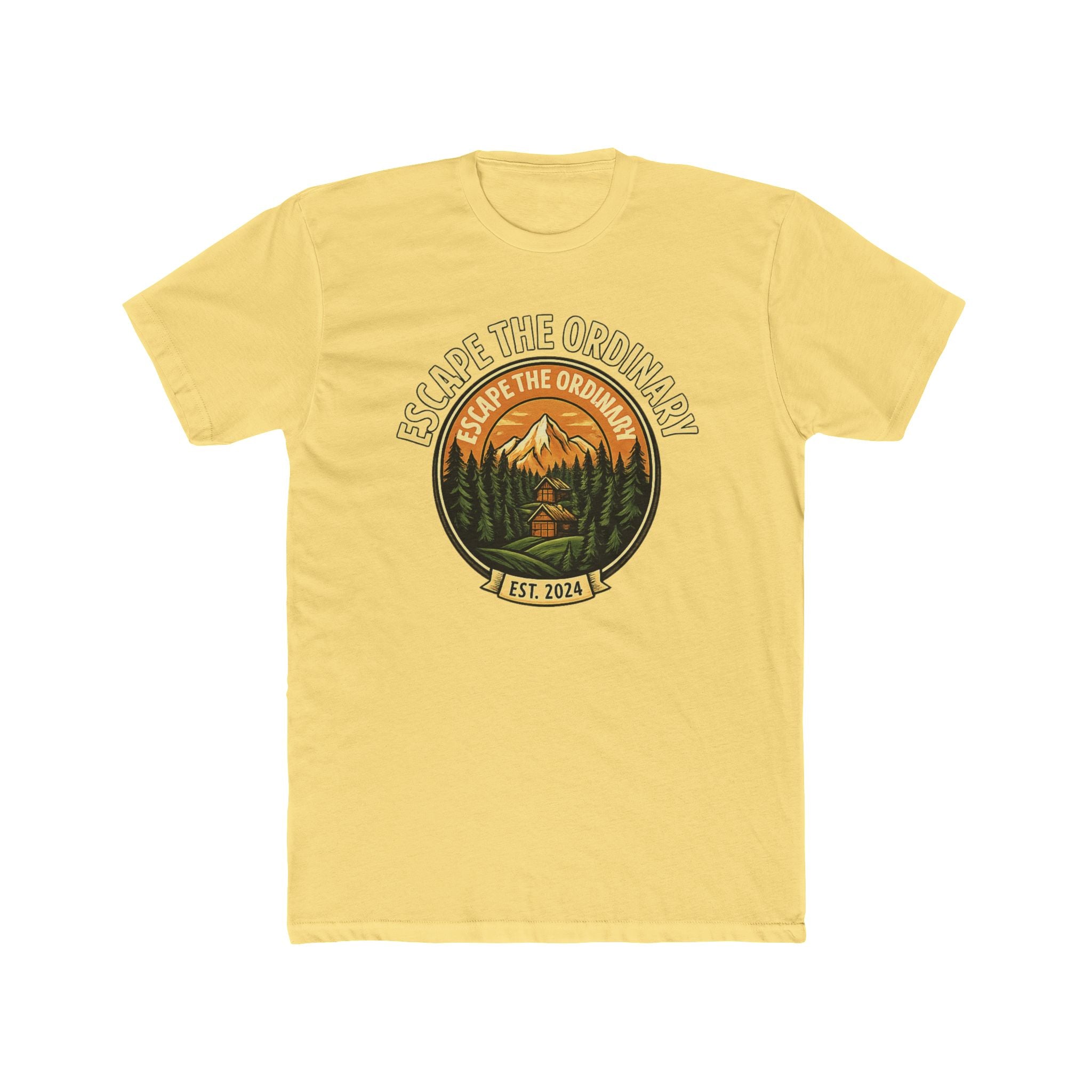 Escape The Ordinary T‑Shirt — Vintage Mountain Adventure Tee