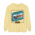 Retro Cassette 'Play' Long Sleeve T‑Shirt