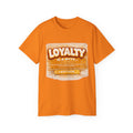 Loyalty Is A Myth Tee — Retro Vintage Badge Graphic T-Shirt