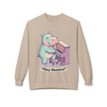 Hippo Tiny Maestro Sweatshirt — Cute Piano Music Crewneck