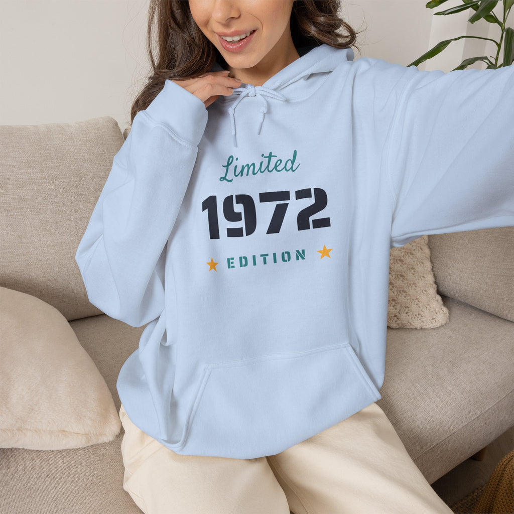 1972 Limited Edition Hoodie – Vintage Birth Year Sweatshirt